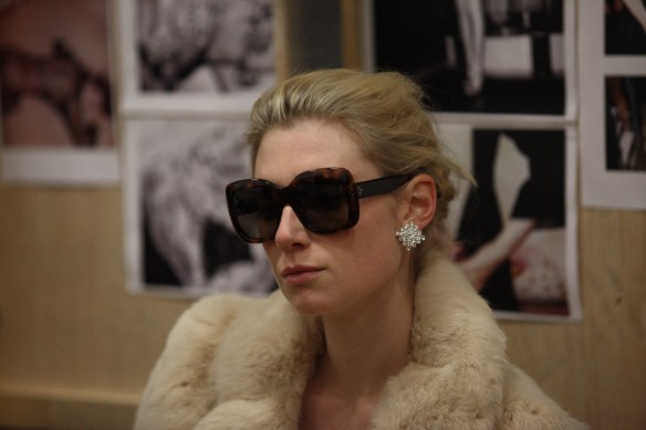 Elizabeth Debicki during rehearsals for The Maids. Photo: Lisa Tomasetti