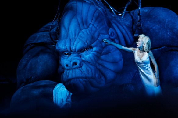 Esther Hannaford and King Kong. Photo: Jeff Busby