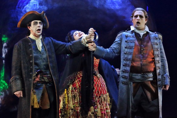 Jonathan Summers, Rinat Shaham and Riccardo Massi. Photo: Prudence Upton