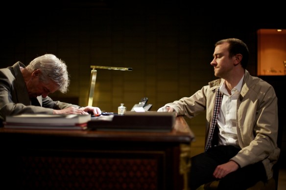 Colin Friels and Josh McConville. Photo: Matt Hart