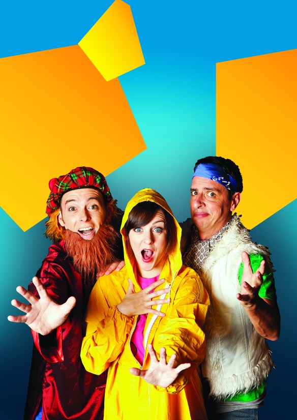 Scott Brennan, Gillian Cosgriff and Rik Brown in Random Musical