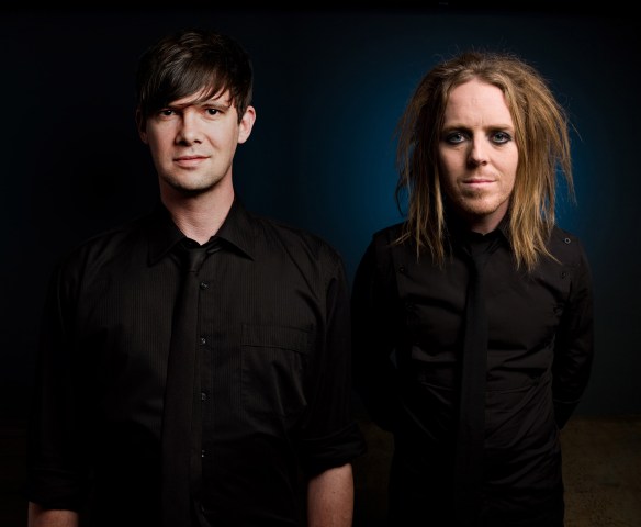 Toby Schmitz and Tim Minchin. Photo: James Penlidis/EllisParrinder