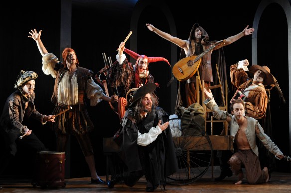 Angus King, Berynn Schwerdt, Paul Cutlan, Ewen Leslie, Aaron Tsindos, George Kemp and Nicholas Papademetriou. Photo: Heidrun Lohr