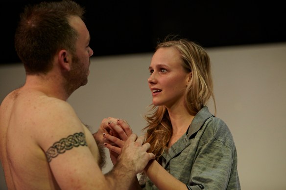 Brendan Cowell and Taylor Ferguson. Photo: Ellis Parrinder