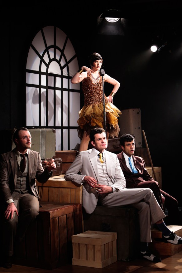 Anthony Gooley, Nathan Lovejoy, Billie Rose Prichard and Fayssal Bazzi. Photo: Zak Kaczmarek