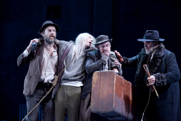 Hugo Weaving, Luke Mullins, Richard Roxburgh and Philip Quast.  Photo: Lisa Tomasetti