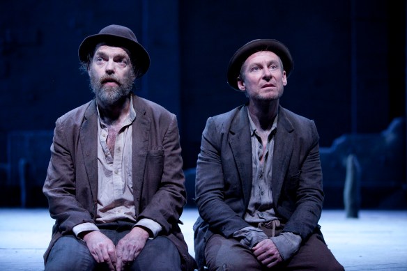 Hugo Weaving and Richard Roxburgh in Waiting for Godot. Photo: Lisa Tomasetti