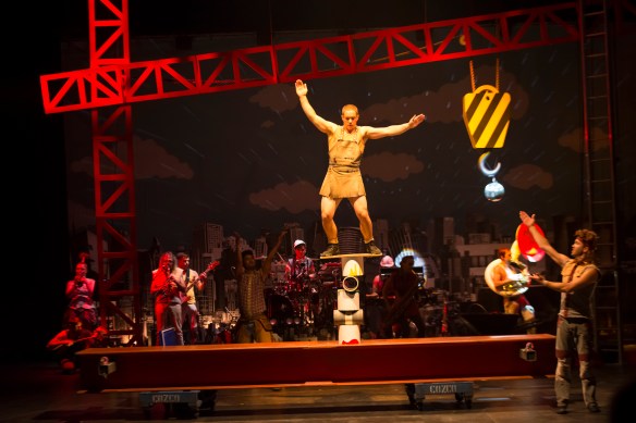 Mason West does the rola bola. Photo: Rob Blackburn