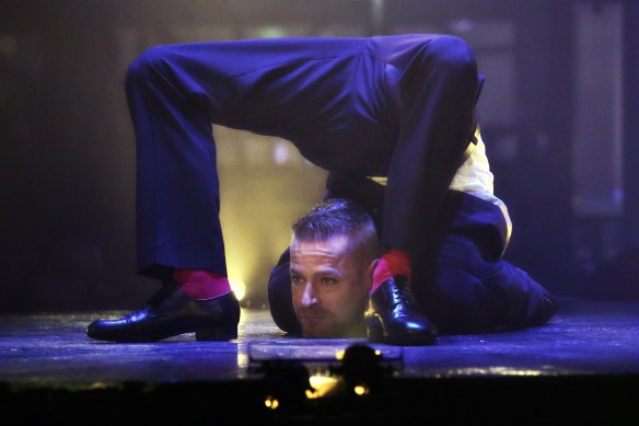 A contorted Phillip Tigris. Photo: Prudence Upton