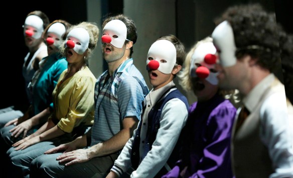 Ben Hall, Margi de Ferranti, Elise McCann, Tamlyn Henderson, Isaac Shaw, Katrina Retallick, Stephen Anderson. Photo: Helen White