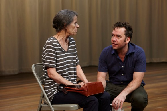 Helen Morse and Brendan Cowell. Photo: Ellis Parrinder