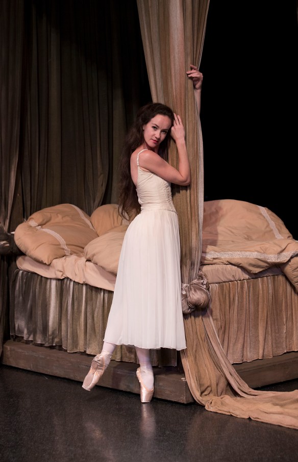 Lucinda Dunn in one of her Manon costumes. Photo: Lynette Wills