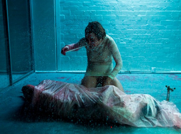 Dana Miltins commits another murder as Cain. Photo: Brett Boardman