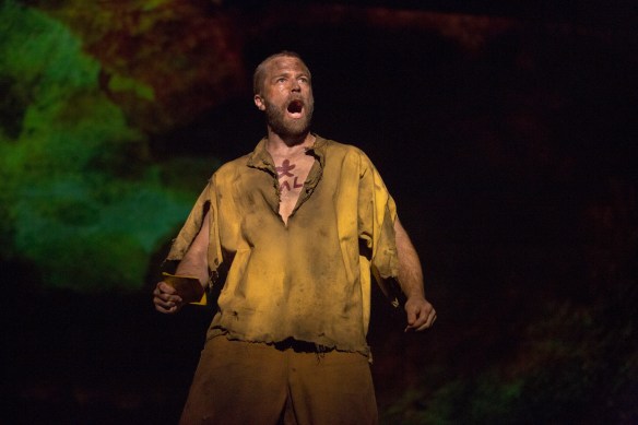 Simon Gleeson as Jean Valjean. Photo: Matt Murphy