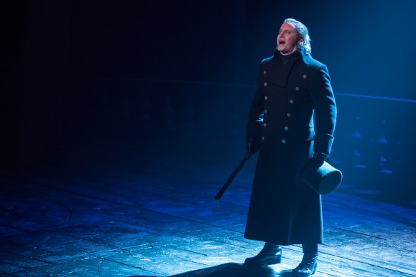 Hayden Tee as Javert. Photo: Matt Murphy