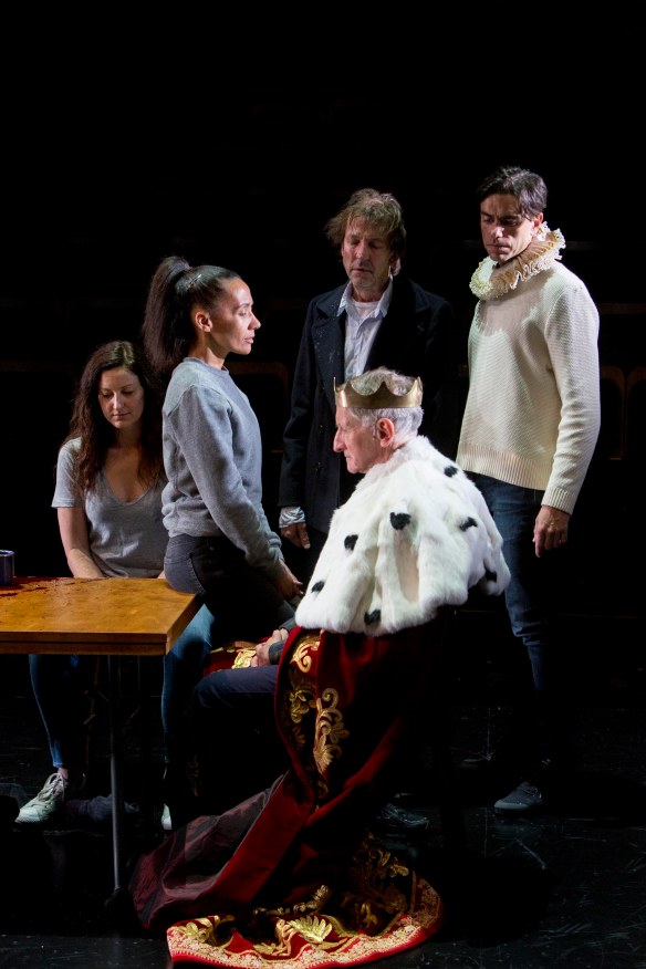 Kate Box, Paula Arundell, Robert Menzies, John Gaden and Eden Falk. Photo: Brett Boardman