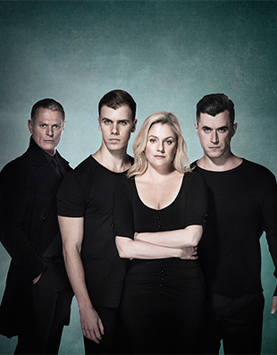 Michael Cormick, Blake Bowden, Helen Dallimore and Bobby Fox. Photo by Kurt Sneddon