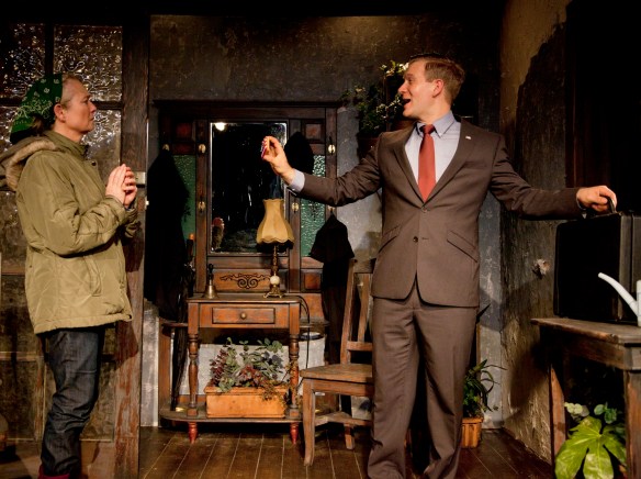 Vanessa Downing and Ben McIvor. Photo: Gareth Davies