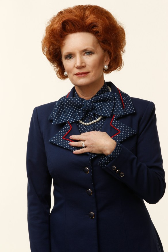 Jane Turner as Margaret Thatcher. Photo: supplied
