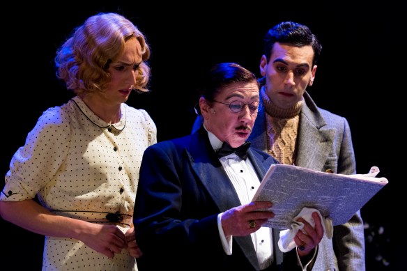 Ash Flanders,  Sandy Gore and Peter Paltos. Photo: Brett Boardman