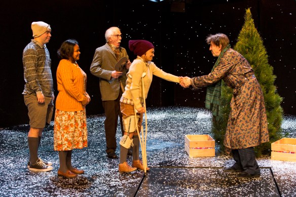Ivan Donato, Ursula Yovich, Peter Carroll, Miranda Tapsell and Robert Menzies. Photo: Brett Boardman