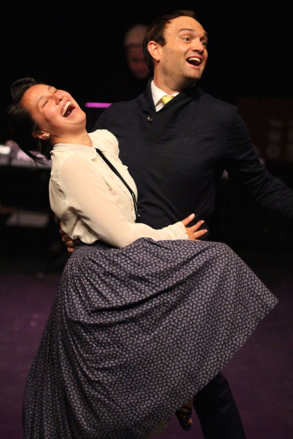 Josie Lane as Rosie and Blake Erickson as Maude. Photo: Amelia Burns