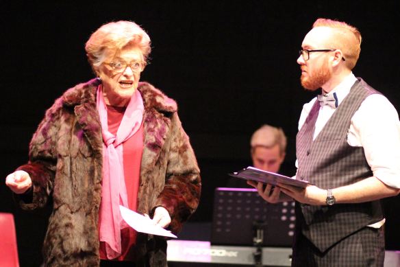 Nancye Hayes as Mrs Peterson and Jay James-Moody as Albert. Photo: Amelia Burns