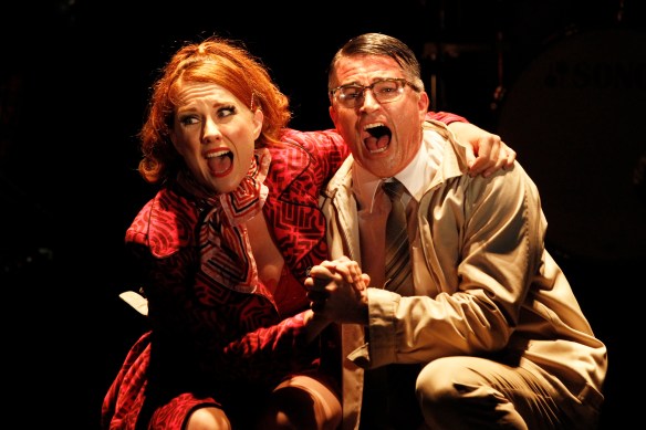 Verity Hunt-Ballard and Martin Crewes as Oscar. Photo: Jeff Busby