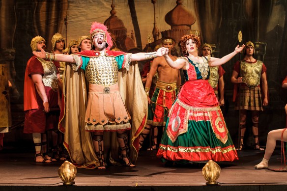 Claudio Sgaramella as Piangi and Johanna Allen as Carlotta. Photo: supplied