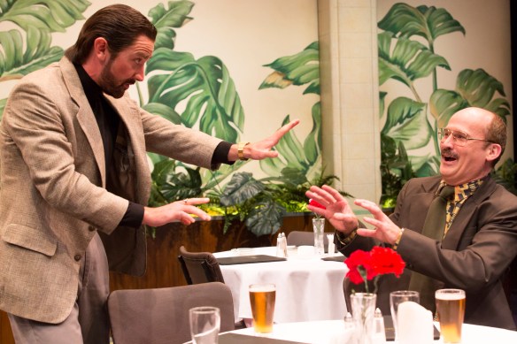 Josh McConville and Glenn Hazeldine. Photo: Brett Boardman