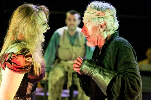 Marika Aubrey, Ross Chisari and Tony Sheldon. Photo: Michael Francis