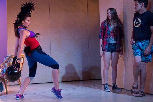 Marina Prior, Brenna Harding and David Tredinnick.  Photo: Brett Boardman