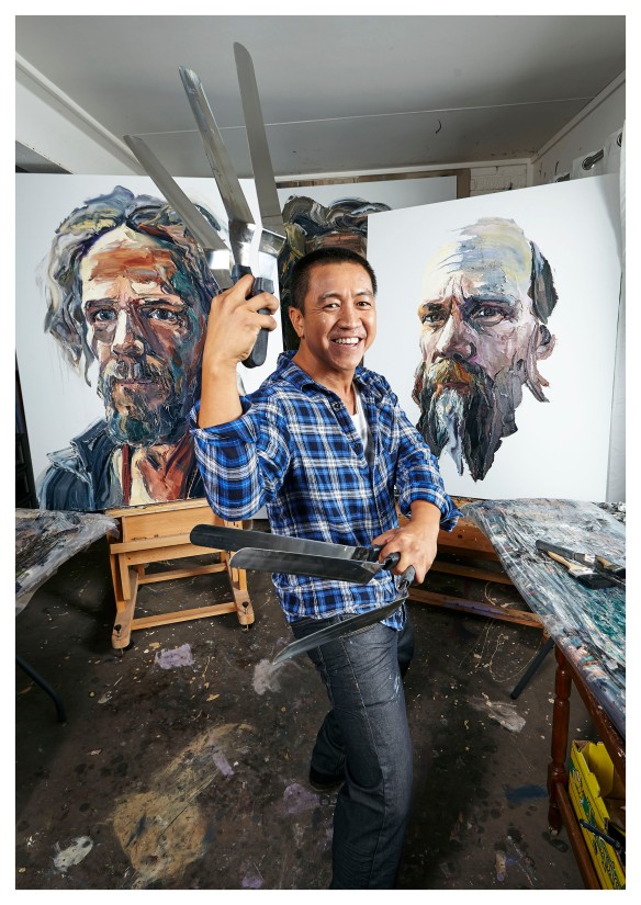 Anh Do in his studio. Photo: Eamonn McLoughlin