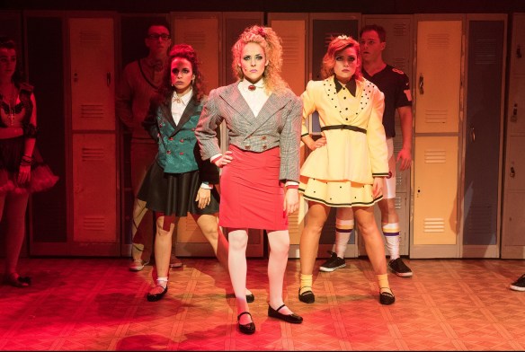 Lucy Maunder (centre) flanked by Libby Asciak and Erin Clare. Photo: Kurt Sneddon