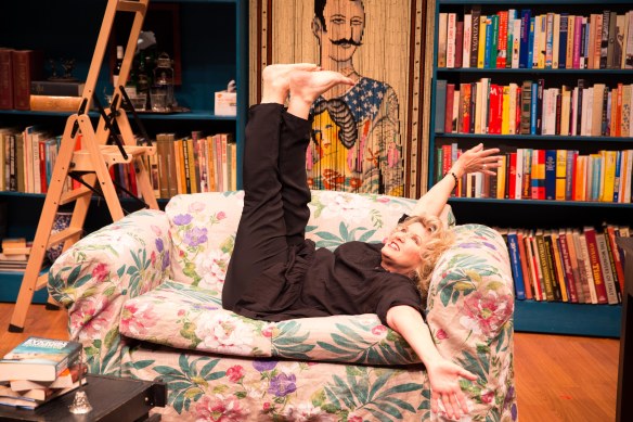 Amanda Muggleton in The Book Club. Photo: Thomas Blunt