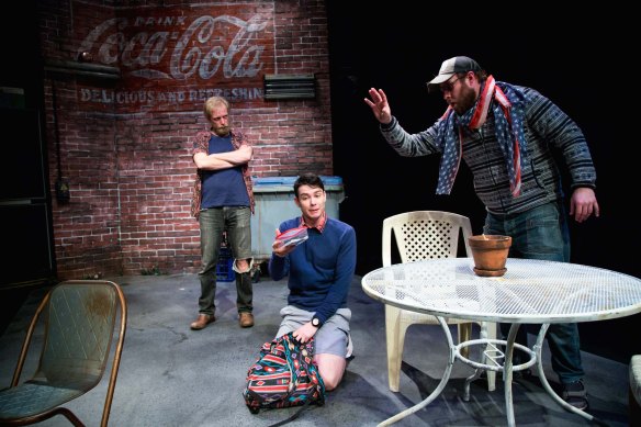 Jeremy Waters, James Bell and Ben Wood. Photo: Rupert Reid