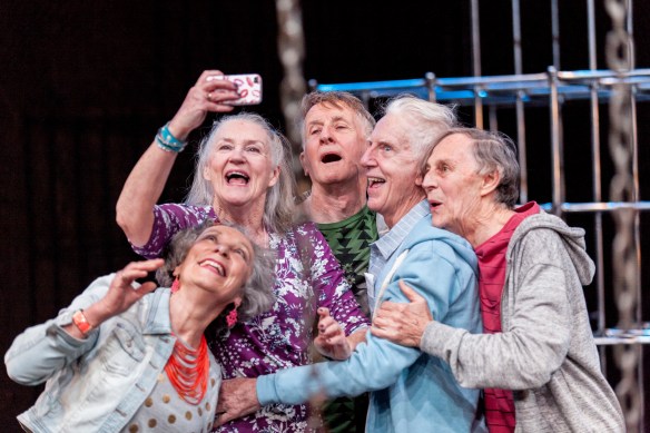 Anna Volska, Maggie Dence, John Gaden, Peter Carroll and Barry Otto. Photo: Brett Boardman