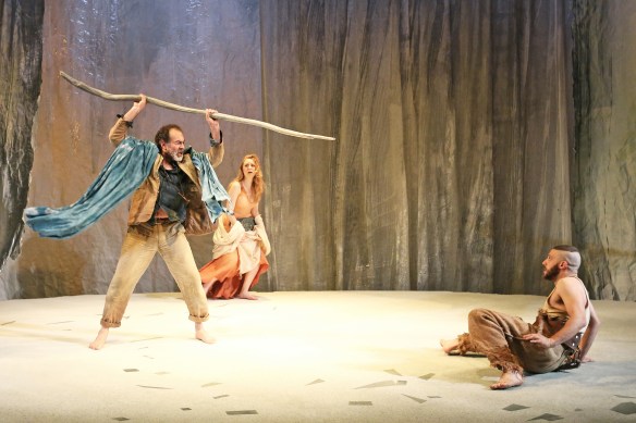 Brian Lipson, Eloise Winestock and Damien Strouthos. Photo: Prudence Upton