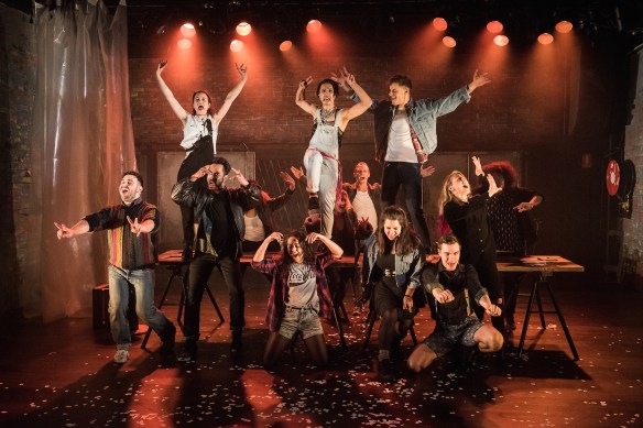 The cast of Rent. Photo: Kurt Sneddon