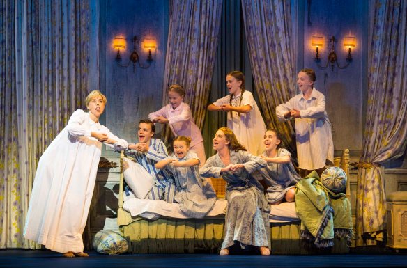 Amy Lehpamer, Stefanie Jones and child cast in The Sound of Music (c) James Morgan